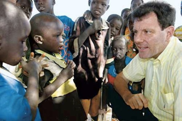 This bridge called your back: Kristof inspecting raw materials