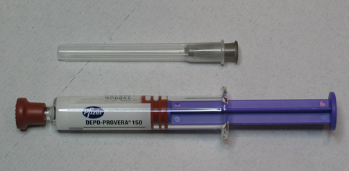 Injection used for chemical castration. Wiki: https://en.wikipedia.org/wiki/Depot_medroxyprogesterone_acetate