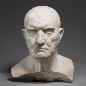 Dignity: Head of a Roman, 1st century BCE