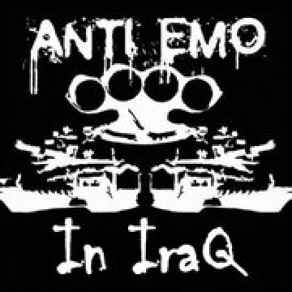 Anti-Emo meme (in English) from Baghdad, 2012